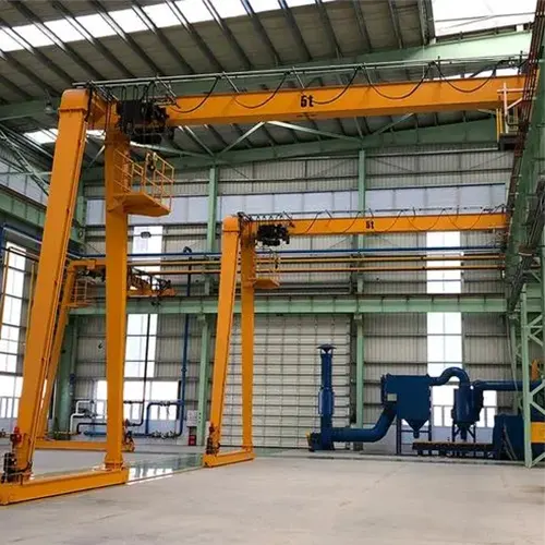 BMH single girder semi gantry crane parameters and specifiications