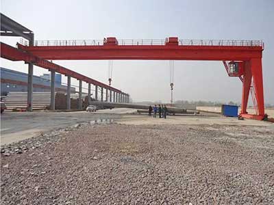 Custom-Built Single-Leg Gantry Crane:
