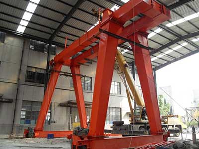 Double Girder Gantry Crane with Cheaper CD/MD Electric Hoists :