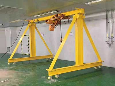 Small portable gantry crane for sale 