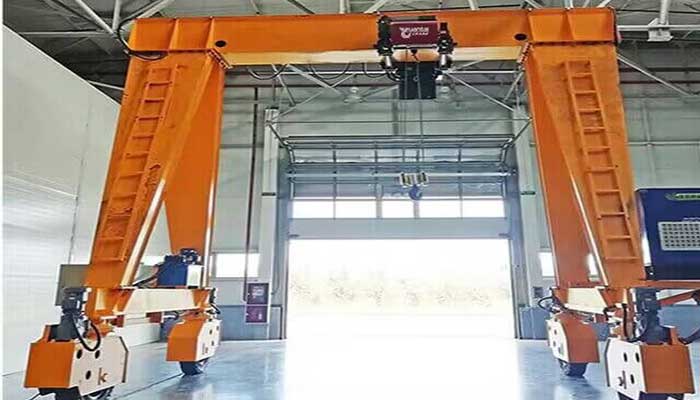 Wheel or Castor-Travelling Gantry Cranes: