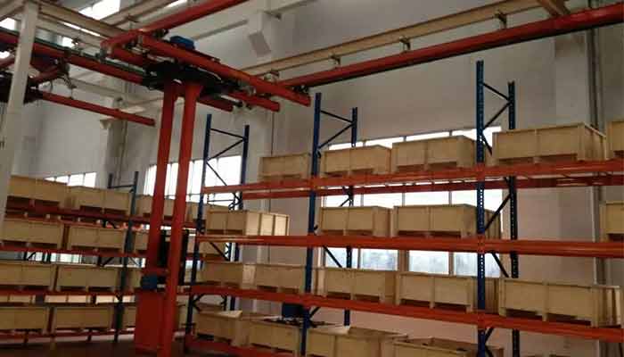 Stacker Cranes for Pallet Handling Lifting Warehouse Efficiency