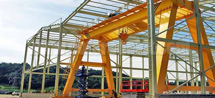 overhead gantry crane and overhead gantry crane system
