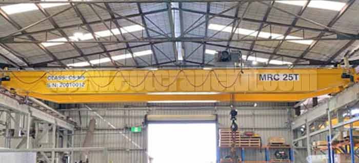 overhead bridge crane and bridge crane system 