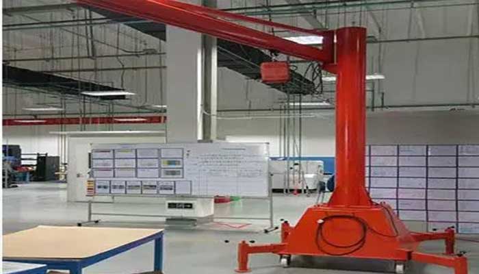 Flexible small jib hoist crane 