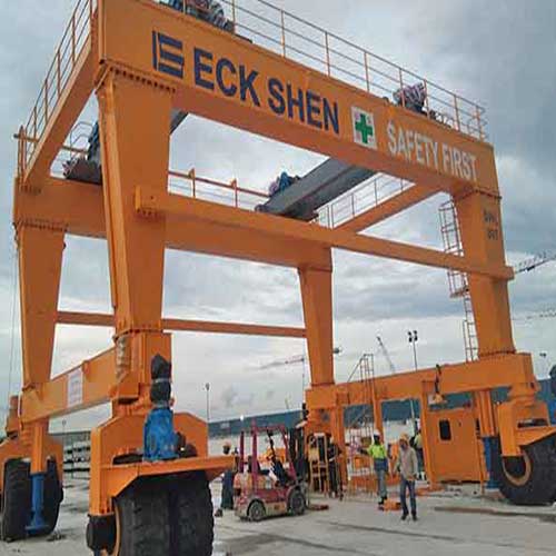 U frame rubber tyred gantry crane for sale 