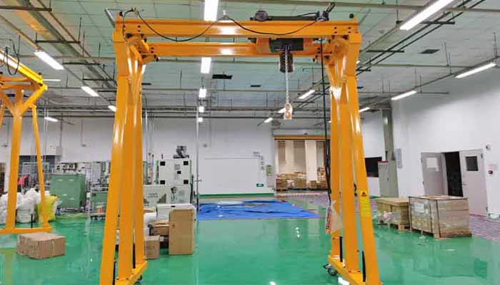 Double Girder Portable Gantry Crane: