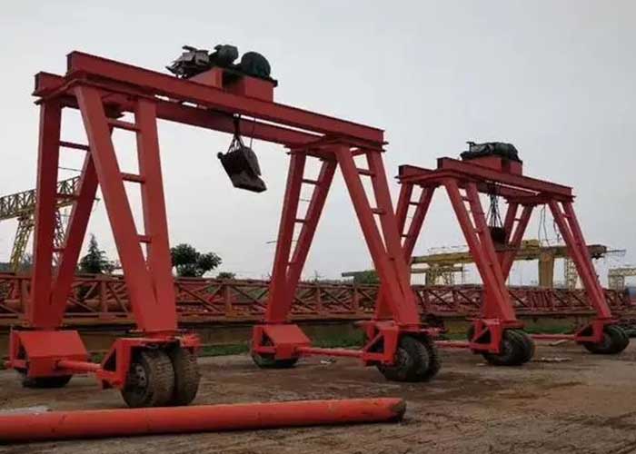 Double girder gantry crane on wheels for sale  Double girder gantry crane on wheels for sale