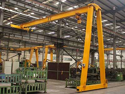 Wall-Mounted Single Girder Gantry Cranes: