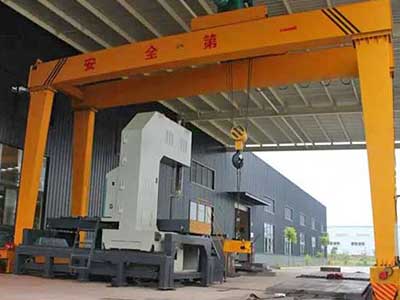 Full Gantry Double Girder Rail Cranes: 