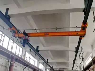 Crane types: Underhung crane Crane types: Underhung crane