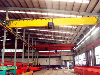 Crane types: Top running crane Crane types: Top running crane