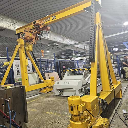 3 Ton Ajustable Gantry Crane Honduras, 360 Rotating Gantry Crane