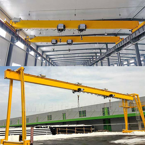 Double Hoist Crane with Two Hooks for Tandem & Separate Control