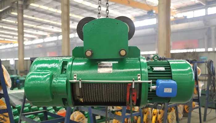 cheap electric wire rope hosit for single girder crane