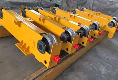 FEM single girder overhead crane , End girder