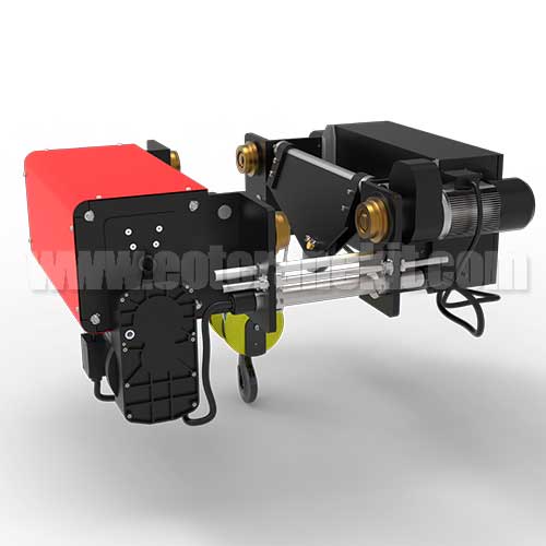 Variable speed electric wire rope hoist