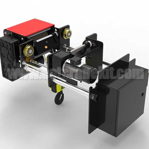 Single girder overhead variable speed wire rope hoist