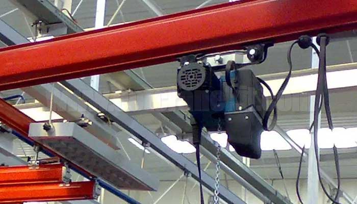 European style light electric hoist for kbk crane system with pendant control or remote control 