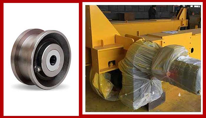 crane end carriage wheel assembly