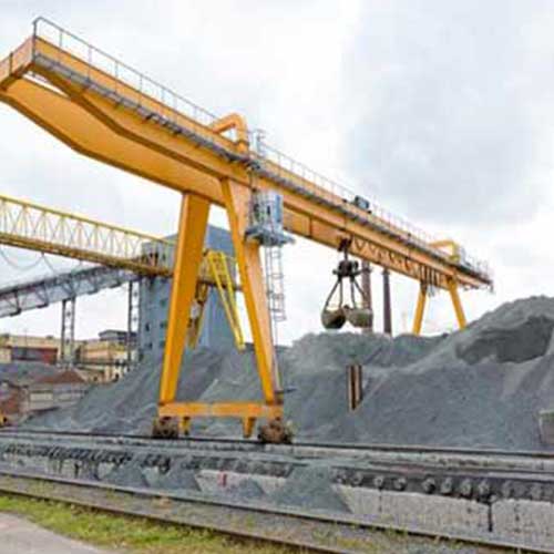 Mining and Energy Complex Workshops grab bucket crane