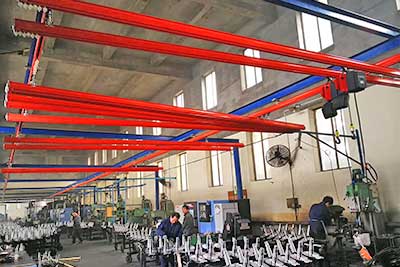 Double girder kbk rail modular crane system for sale