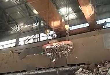 Rectangular Magnet Electric Crane: