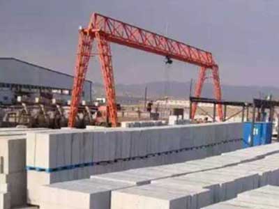 Full gantry crane truss girder gantry crane for precast concrete block manufacturing 
