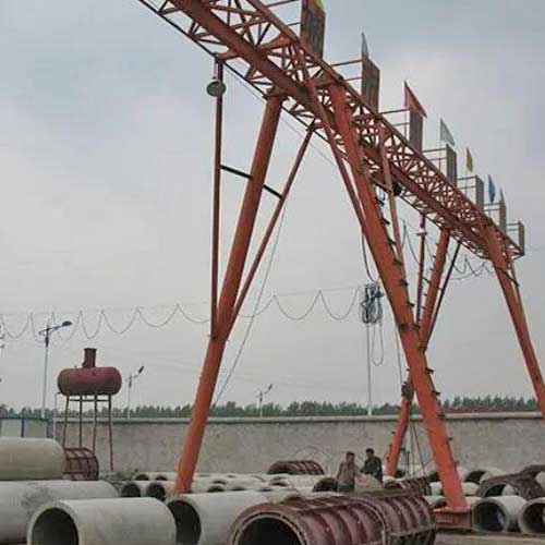 Raw Material Handling Gantry Cranes in Large-Scale Precast Plants