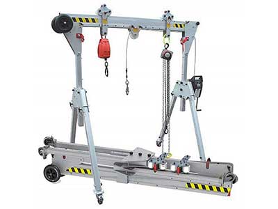 Foldable Aluminum Rolling Gantry Crane: Foldable Aluminum Rolling Gantry Crane:
