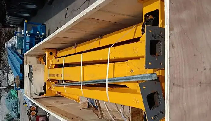 5 ton top running crane design with custom runway structure 