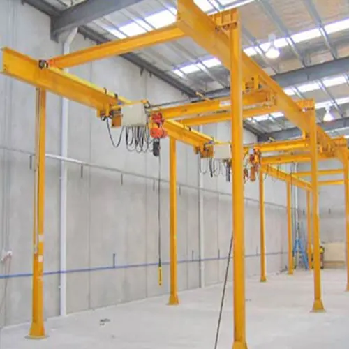 Freestanding monorail crane