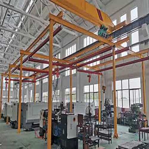 Freestanding kbk crane