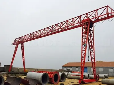 Single Girder Truss Gantry Crane with Electric Hoist Single Girder Truss Gantry Crane with Electric Hoist