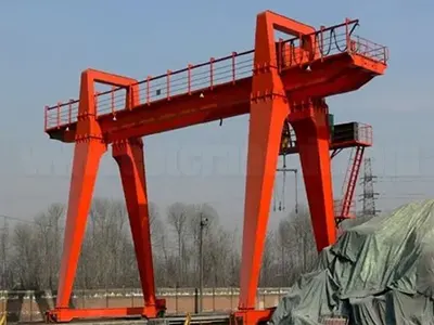 Double Cantilever Gantry Crane with Electric Hoist Double Cantilever Gantry Crane with Electric Hoist