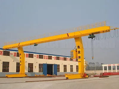 L Leg Single Girder Gantry Crane with Double Electric Hoists L Leg Single Girder Gantry Crane with Double Electric Hoists
