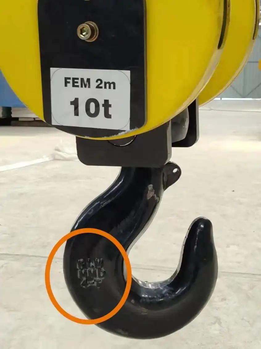 fem crane hook marks