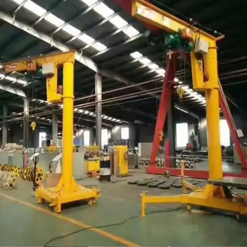 rotating cantilever rolling crane for industrial use 