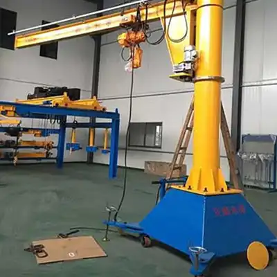 Electric Rotating Cantilever Rolling Cranes