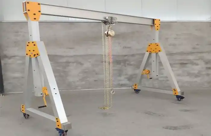 5 ton aluminum gantry crane with Adjustable Height: