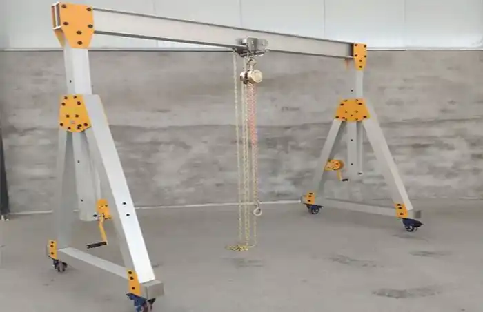 5 ton aluminum gantry crane with Adjustable Height: 5 ton aluminum gantry crane with Adjustable Height: