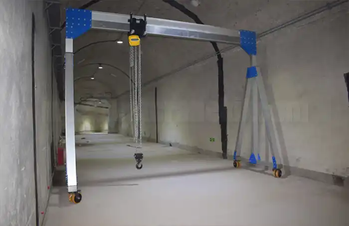 5 ton aluminum gantry cranes with fixed height and span: 5 ton aluminum gantry cranes with fixed height and span: