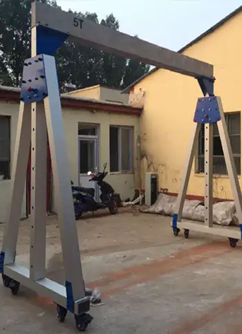 5 ton Aluminum Gantry Crane with Adjustable Height