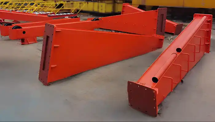 Main parts and components of variable speed controlled single girder gantry crane 5 ton 