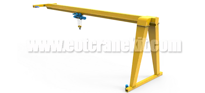 semi gantry crane, good price for sale in China 
