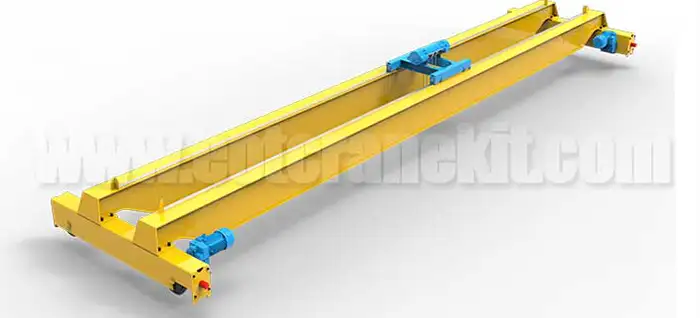 Double girder overhead crane with electric crab hoist traditional type 3 ton to 63 ton 