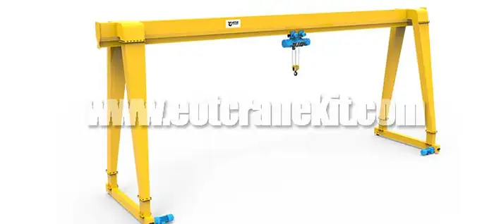 single girder gantry crane 1 ton to 20 ton with economical price 