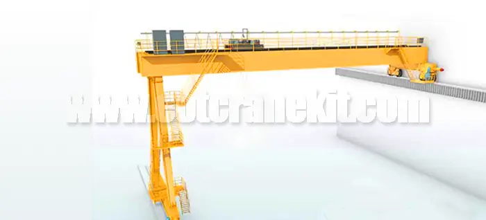 double girder single leg semi gantry crane, good price for sale double girder single leg semi gantry crane, good price for sale