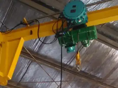 Explosion proof hoist for jib cranes 