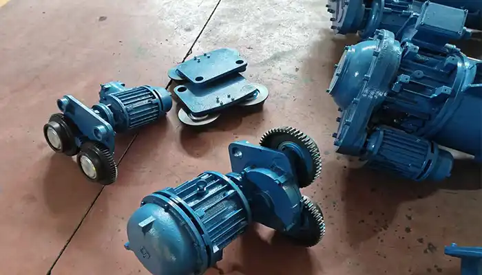 Explosion proof electric hoist trolley with motor , the main parts of explosion proof bridge crane kit Explosion proof electric hoist trolley with motor , the main parts of explosion proof bridge crane kit